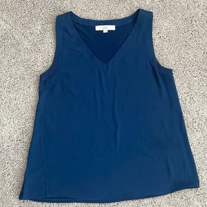 LOFT - Woman’s Navy Blue Tank Top / Blouse